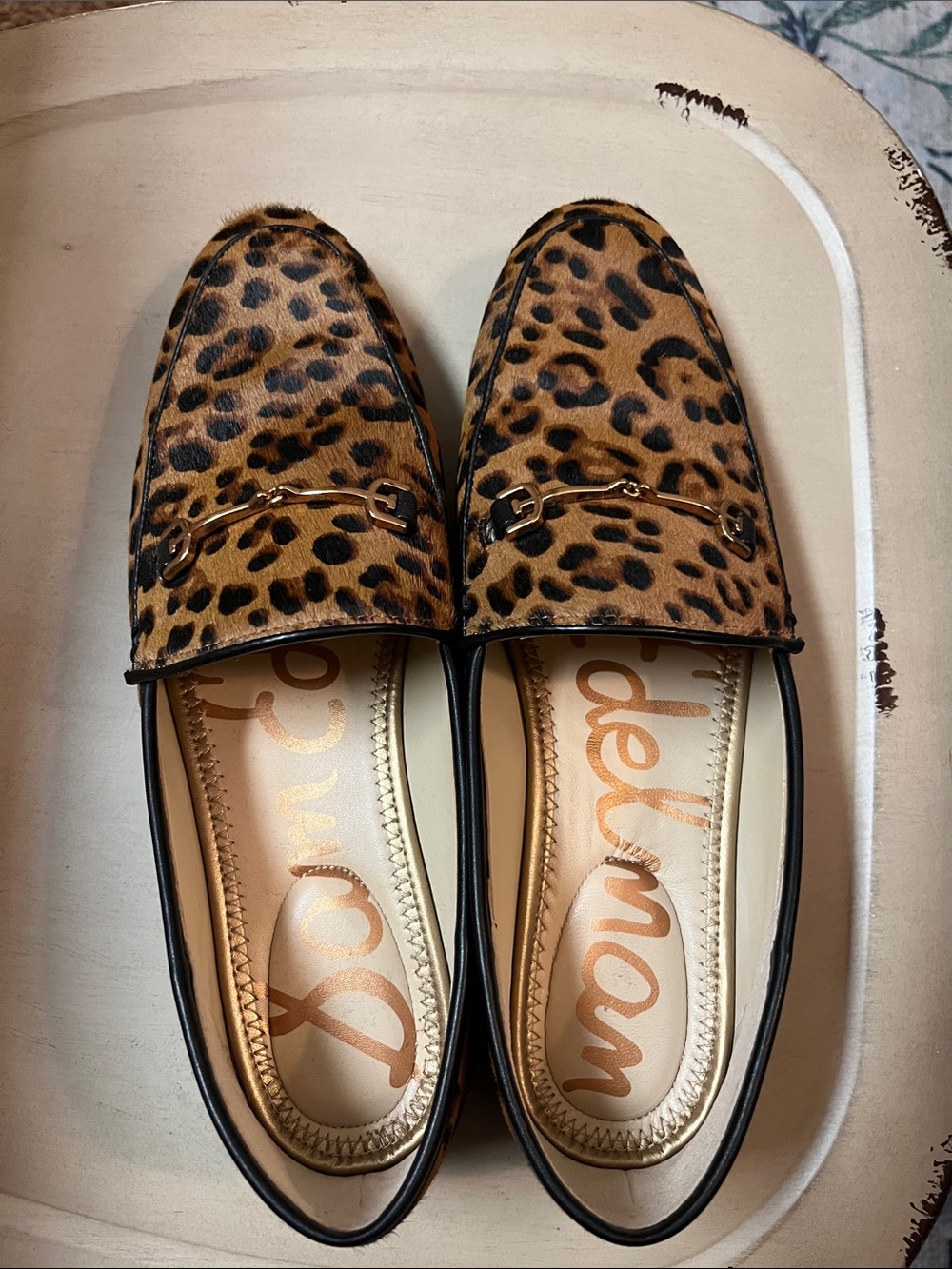 EUC Sam Edelman Lorraine Loafer in Leopard